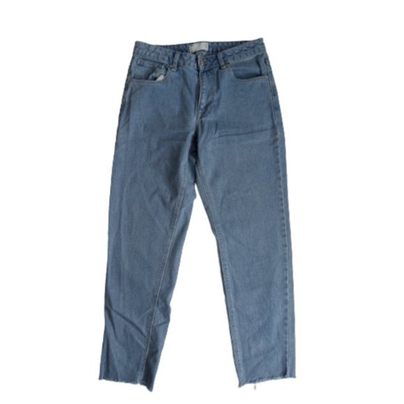 ASOS Lightwash Button Fly Raw Hem Jeans 29 - Picture 2 of 8